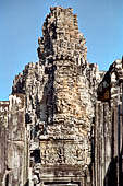 Angkor Thom - Bayon temple, central terrace, main tower 